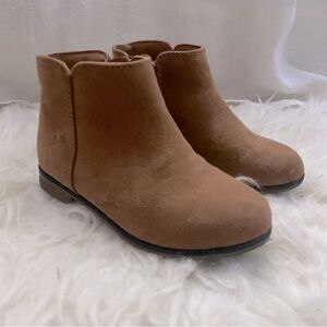 Toddler Opal Zipper Boots - Cognac Size 9